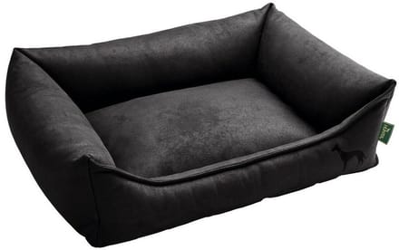 Dog Sofa Hunter Bologna Synthetic Leather Black (70 x 50 cm)