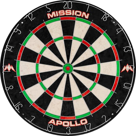 Mission Apollo Dartboard Set met 2 Sets Dartpijlen