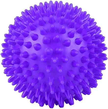 Massagebal - Spiky Bal - Spierontspanning - Handbediend - 7.5cm - Paars