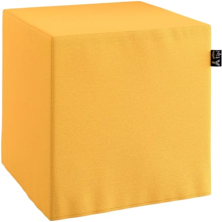 Poef Yellow Tipi Nano cube Happiness