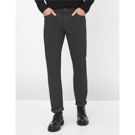 Brax Heren Broek  Style CHUCK perma black, perma zwart, maat 42/34