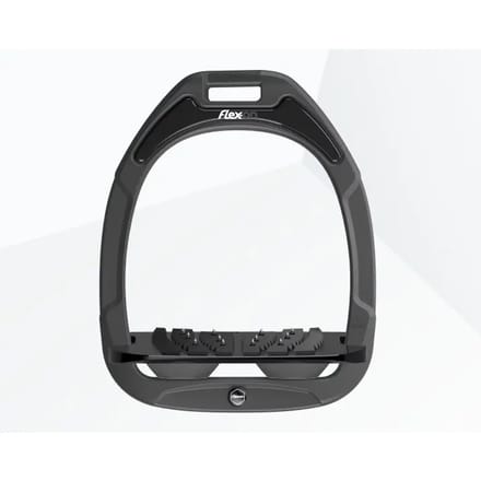 Ultra Grip Verstelbare stijgbeugels Antraciet/Zwart/Antraciet Flex-On Green Composite
