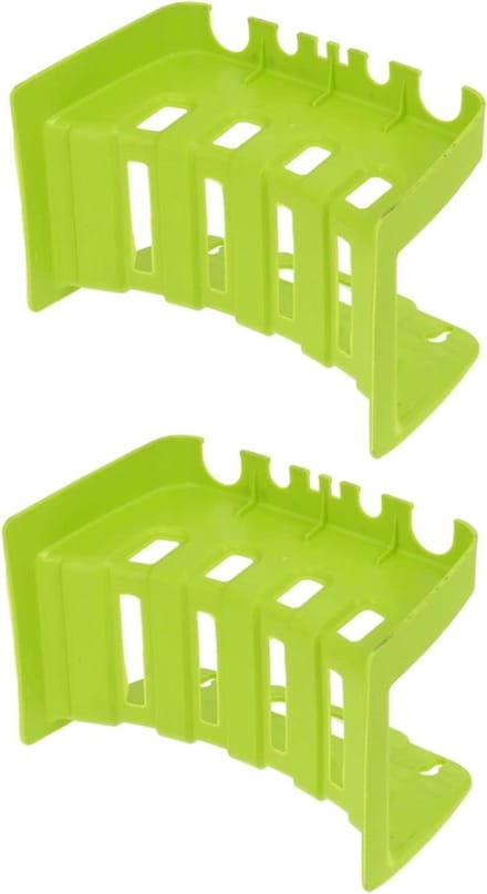 Tuinslanghouder - Slangorganizer Haspel - Slang Opbergen - Ruimtebesparend Wandmodel - 2-pack - Groen