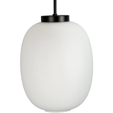 Dyberg Larsen DL39 hanglamp Ø 25cm opaalwit/zwart