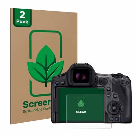 2 Stuks Screenprotector voor Canon EOS R5 Mark II - Hoogwaardige Beschermfolie transparant
