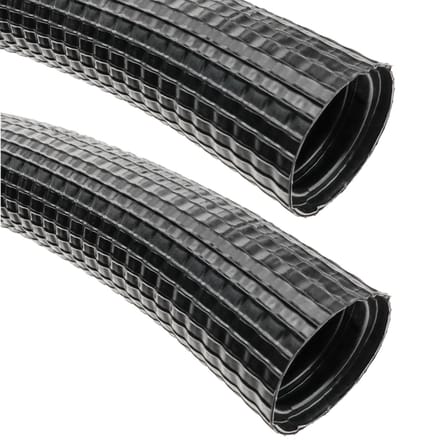 BeMatik - Buitenste ribbelbuis M-32 25 m zwart