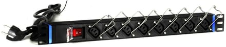 DSIT 19 inch 8 voudige C13 stekkerdoos - geschikt voor serverkast - patchkast en flightcase