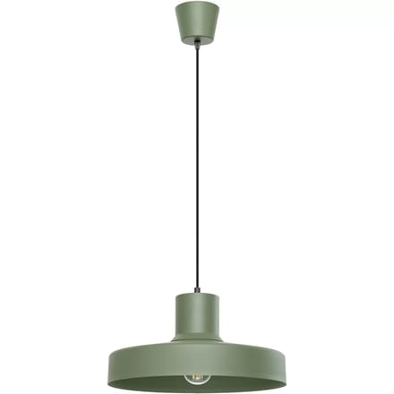 Sollux Lighting Wandlamp Bilo - E27 - olijfgroen - staal - 35x35x120cm