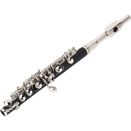 Flûte piccolo en do, instrument de musique pour débutants, avec kit de nettoyage black