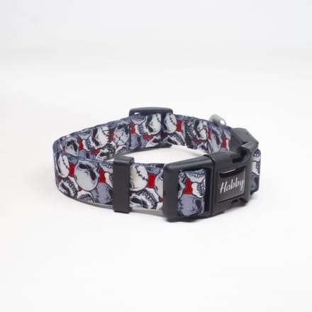 Luxe Halsband voor Honden-Verstelbaar 32 Cm-43 Cm x 2 Cm-Skull