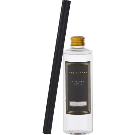 Ted Sparks Bamboo & Peony Diffuser Refill & Sticks Geurstokjes Navulling 250 ml