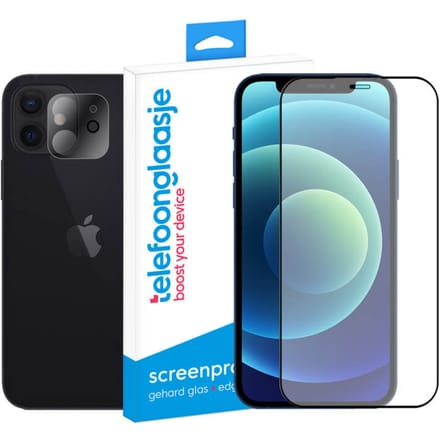 iPhone 12 Mini scherm + camera screenprotector