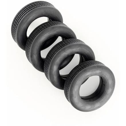 Veroma 1:16 Dieplader Banden Massief rubber 14 mm 4 stuk(s)