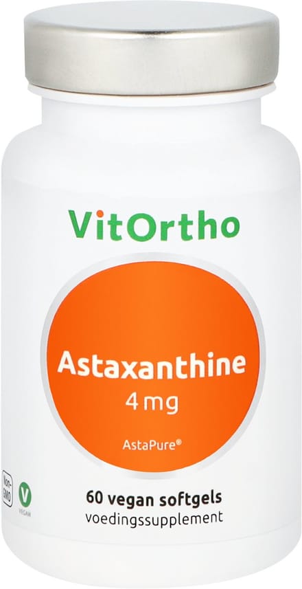 VitOrtho Astaxanthine 4 mg - 60 softgels - Antioxidant preparaat
