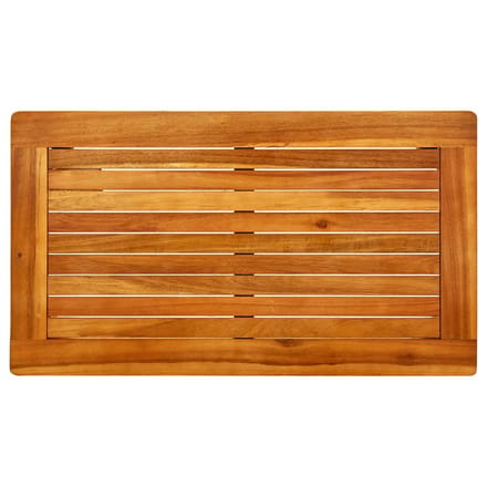 vidaXL - Tuintafel - 70x40x36 - cm - massief - acaciahout