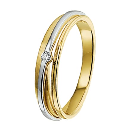 Ring Diamant 0.03ct H Si