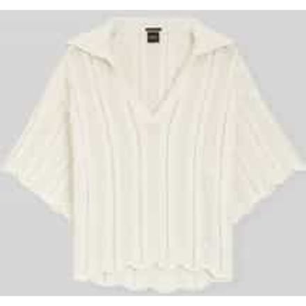 relaxed fit pullover met gebreide structuur