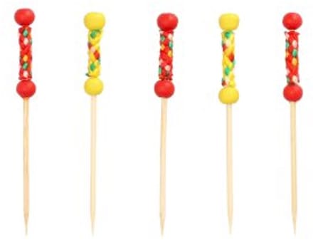 15x 40 Fingerfood prikkers 75 cm Mexico