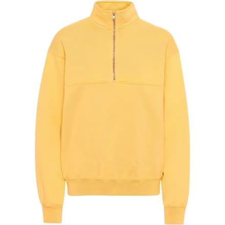 Sweatshirt 1/4 rits Colorful Standard Organic lemon yellow