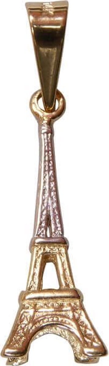 Bicolor gouden Parijs hanger