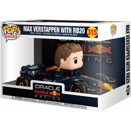 POP! Figures ! Rides Formula 1 - XXX Max Verstappen met Red Bull 20 Speelpoppen