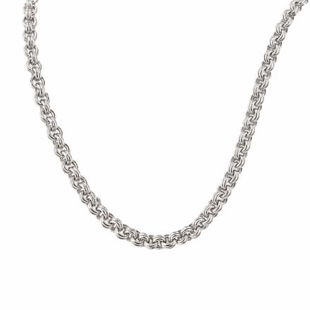 Lange Zilveren Ketting 100 cm – Jasseron Schakel