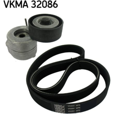 Poly V-riemset (met poelies) SKF VKMA 32086