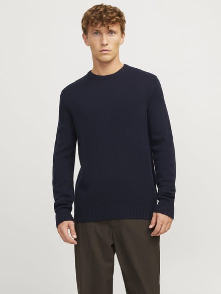 JACK&JONES - JPRBLULAMBSWOOL KNIT CREW NECK - Heren - Gebreide truien