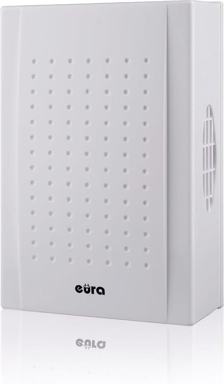 Deurbel Dubbel Geluid - Gong Mechanisch - Welkom Thuis - Warmtebescherming Spoel - 14.5 x 9.5 cm - Wit