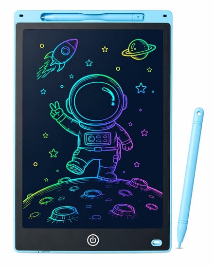 LCD Tekentablet Kinderen 8,5 Inch - Tekenbord met Kleurenscherm - Kindertablet Speelgoed voor Onderweg - Blauw