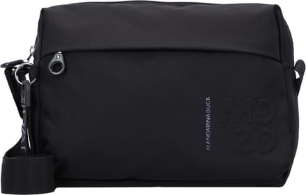 MANDARINA DUCK Schoudertas MD20 Medium Zip Crossover Black Zwart
