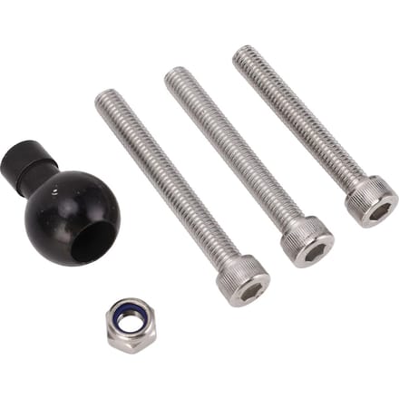 Motorfiets Stuurklem Basis Vorkpen Kogelbasis Kogelkopbasis met M8 Beugelbout 1 Inch gray