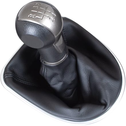Modecar - Versnellingspookknop - Zwart-Beige - 5 Versnellingen - 12 mm