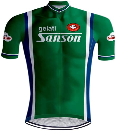 Retro Wielershirt Sanson - REDTED - L