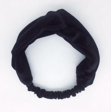 Haarband Twist - Bandana - Velvet - Zwart