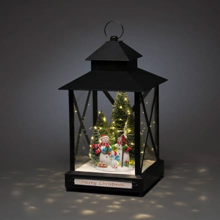 Konstsmide 4342-000 LED-decor Sneeuwpoppen Energielabel G (A - G) Warmwit LED Zwart Schakelaar, Timer