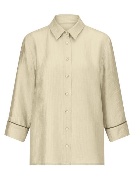 Blouse 3/4-mouwen Van BASLER beige