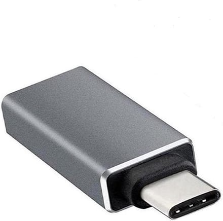 USB-C naar USB-A adapter OTG Converter USB 3.0 - USB C to USB A HUB - Verloop - Grijs