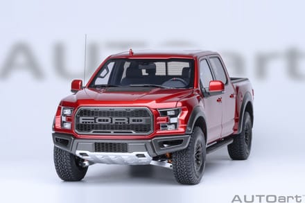 AUTOart 1/18 Ford F-150 Raptor Supercrew - 2019, Ruby Red