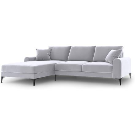 4.5-zitshoekbank Madara links velvet | Mazzini Sofas