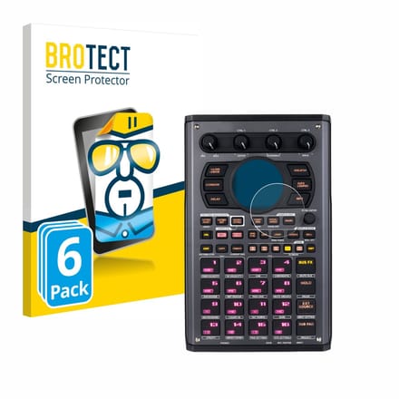 BROTECT - Screenprotector voor Roland SP-404MKII - Folie Beschermfolie transparant 6 Stuks