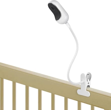 Flexibele Cliphouder - Camera Beugel - Babyfoon Bevestigen - Zonder Wandschade - 5-7 inch - Wit