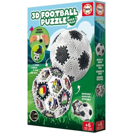 3D-puzzel Educa Balón Fútbol