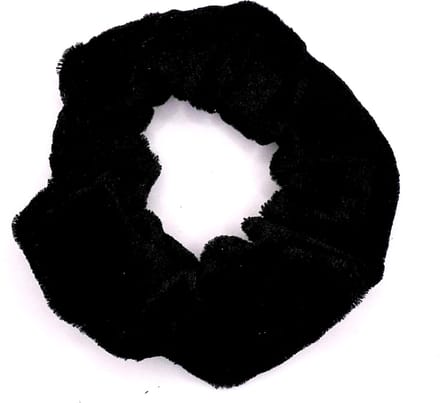 Scrunchie velvet zwart