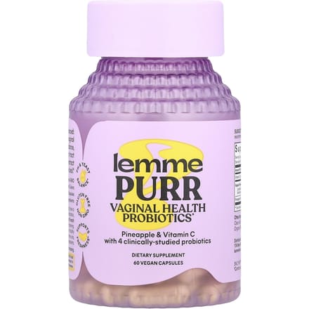 Purr, Vaginale Gezondheid Probiotica, 60 Vegan Capsules