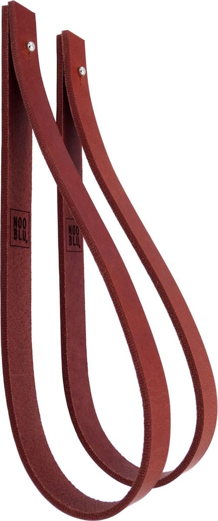 NOOBLU Ophanglus SLING 3 cm - Maat: M - 60 cm, Kleur: Blood orange red
