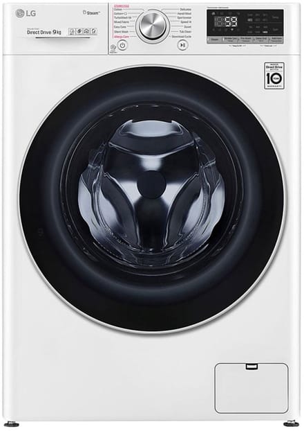 LG F4V909P2E wasmachine Voorbelading 9 kg 1400 RPM Wit