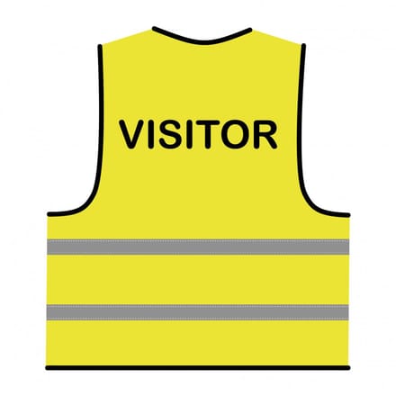 Visitor hesje geel