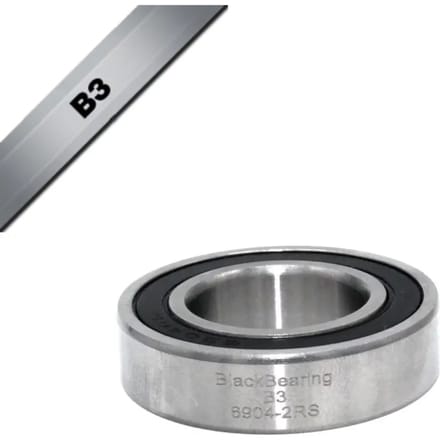 Lager Black Bearing B3 - 6904-2RS - 20 x 37 x 9 mm