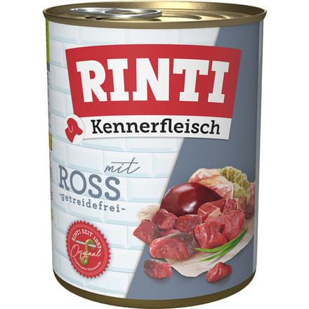 RINTI "Kennerfleisch" 6 x 800 g - Paard